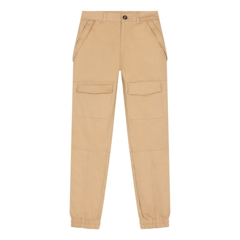 Indian Blue Jeans Meisjes cargo broek - Warm zand Indian Blue Jeans Meisjes cargo broek - Warm zandMateriaal 70% Polyester/ 30% Cotton