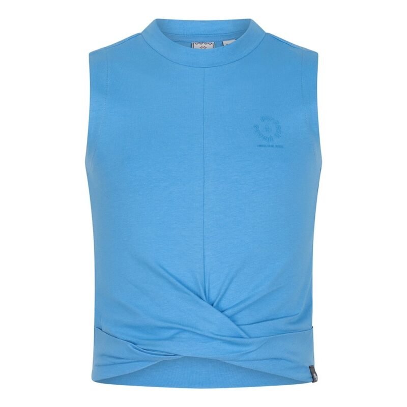 Indian Blue Jeans Meisjes crop top crossover - River blauw Indian Blue Jeans Meisjes crop top crossover - River blauwMateriaal 95% Cotton/5% Elastane
