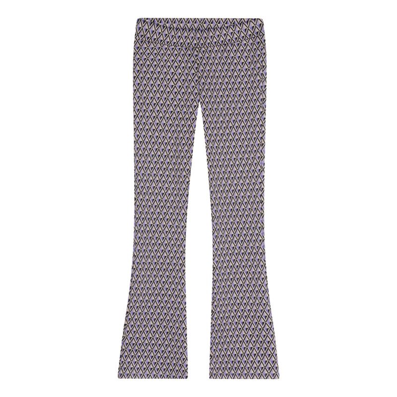 Indian Blue Jeans Meisjes flair broek Fancy Diamond - Paars Indian Blue Jeans Meisjes flair broek Fancy Diamond - PaarsMateriaal 67% Polyester/29% Viscose/4% Elastane