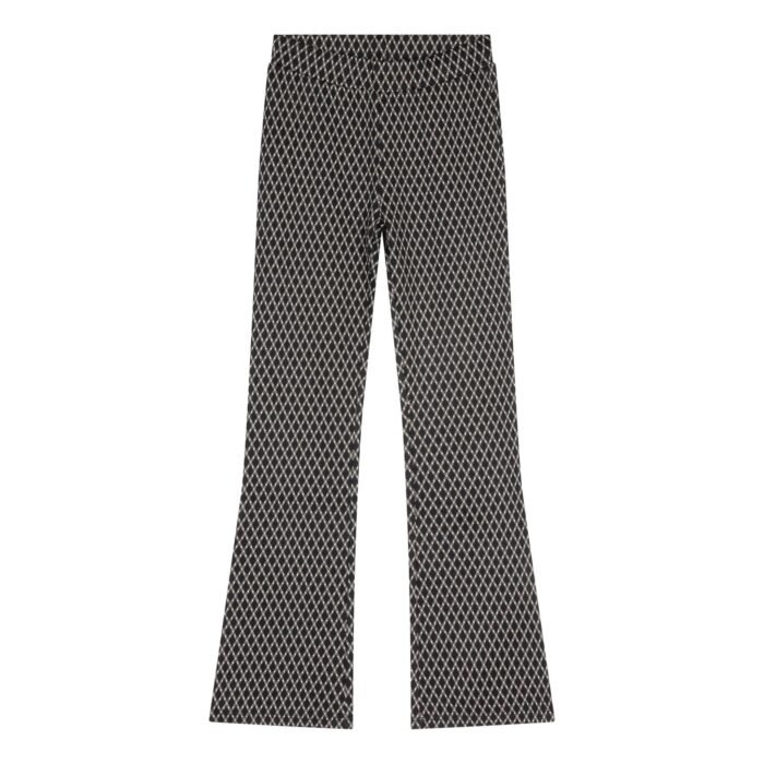 Indian Blue Jeans Meisjes flair broek geruit - Zwart Indian Blue Jeans Meisjes flair broek geruit - ZwartMateriaal 68% Cotton/ 27% Lurex 5% Elastane