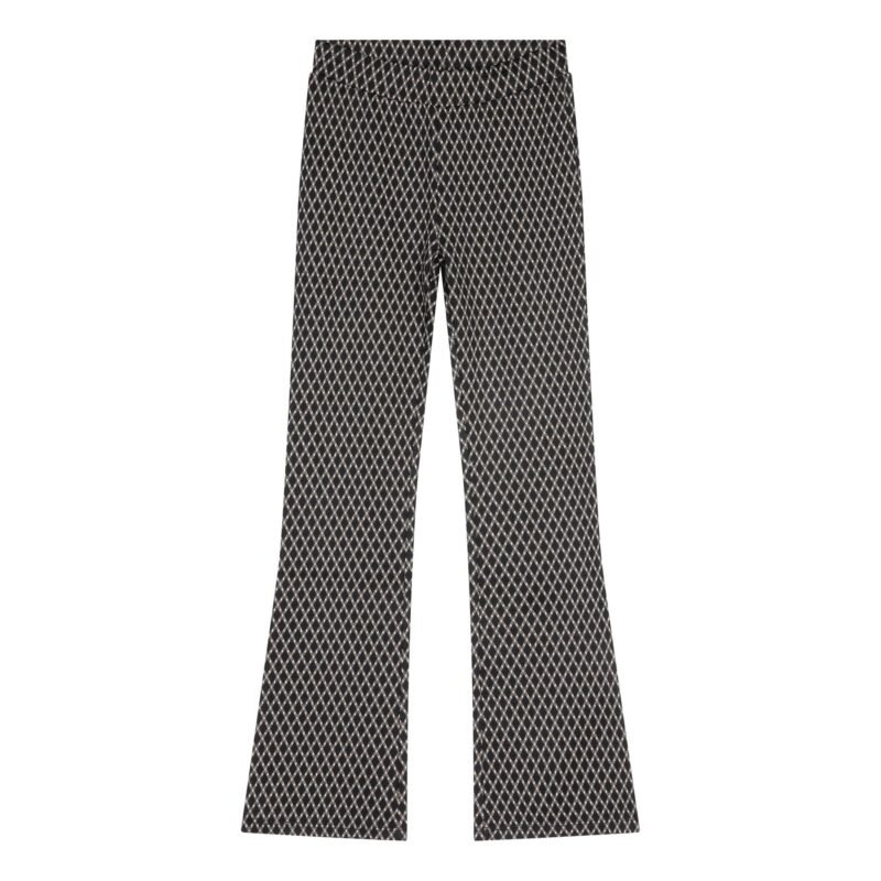 Indian Blue Jeans Meisjes flair broek geruit - Zwart Indian Blue Jeans Meisjes flair broek geruit - ZwartMateriaal 68% Cotton/ 27% Lurex 5% Elastane