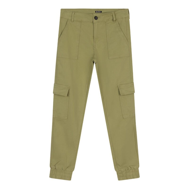 Indian Blue Jeans Meisjes jeans broek Cargo worker fit - Olijf groen Indian Blue Jeans Meisjes jeans broek Cargo worker fit - Olijf groenMateriaal 97% Cotton/3% Elastane