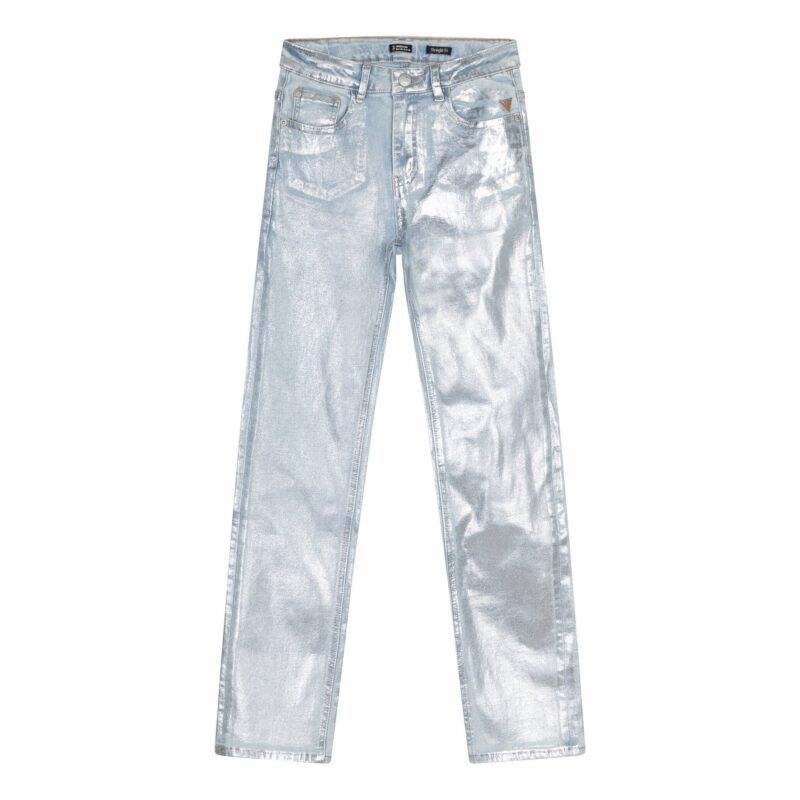 Indian Blue Jeans Meisjes jeans broek straight fit - Zilver grijs Indian Blue Jeans Meisjes jeans broek straight fit - Zilver grijsMateriaal 72% Cotton/ 23% Polyest/ 3% Visc/ 2% Elast