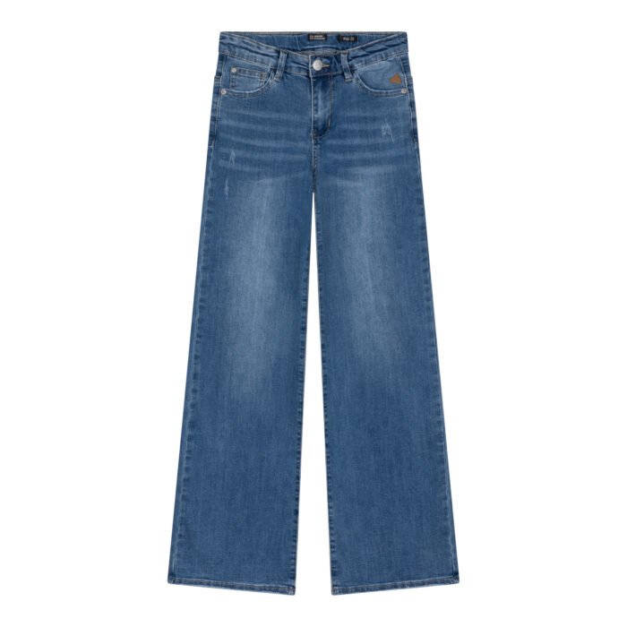 Indian Blue Jeans Meisjes jeans broek wide fit - Licht blauw denim Indian Blue Jeans Meisjes jeans broek wide fit - Licht blauw denimMateriaal 70% Cotton/ 29% Polyester/ 1% Elastane
