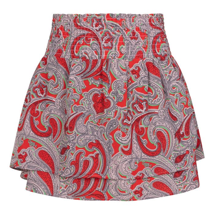 Indian Blue Jeans Meisjes rok paisley - Soft rood Indian Blue Jeans Meisjes rok paisley - Soft rood100% Polyester