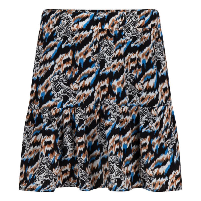 Indian Blue Jeans Meisjes rok tiger - Ultra marine blauw Indian Blue Jeans Meisjes rok tiger - Ultra marine blauw100% Polyester