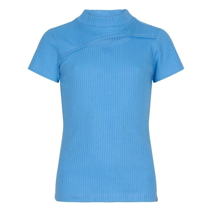 Indian Blue Jeans Meisjes t-shirt - River blauw Indian Blue Jeans Meisjes t-shirt - River blauwMateriaal 95% Cotton/5% Elastane