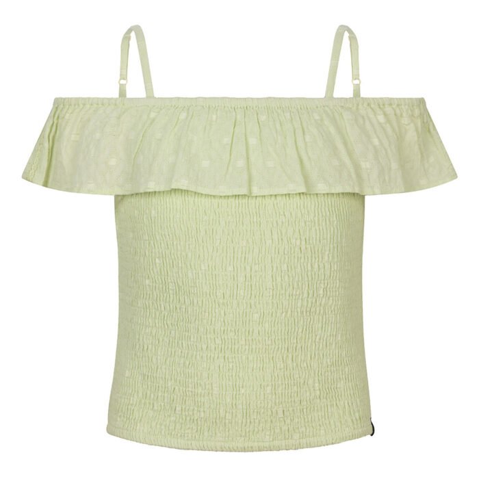Indian Blue Jeans Meisjes top smock strapless - Licht pastel groen Indian Blue Jeans Meisjes top smock strapless - Licht pastel groenMateriaal 100% Cotton