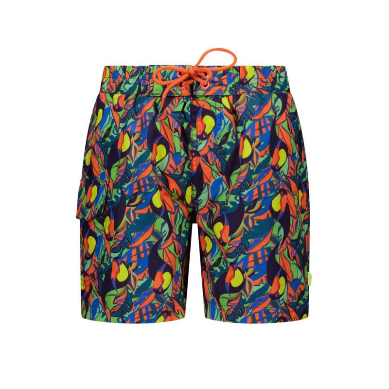 Just Beach Jongens zwembroek AOP - Jungle vogels Just Beach Jongens zwembroek AOP - Jungle vogels100% RPA