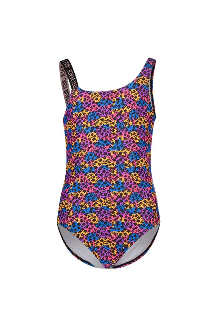 Just Beach Meisjes badpak Sunrise - Colourful bloemen Just Beach Meisjes badpak Sunrise - Colourful bloemenMateriaal swimwear 80% RPE
