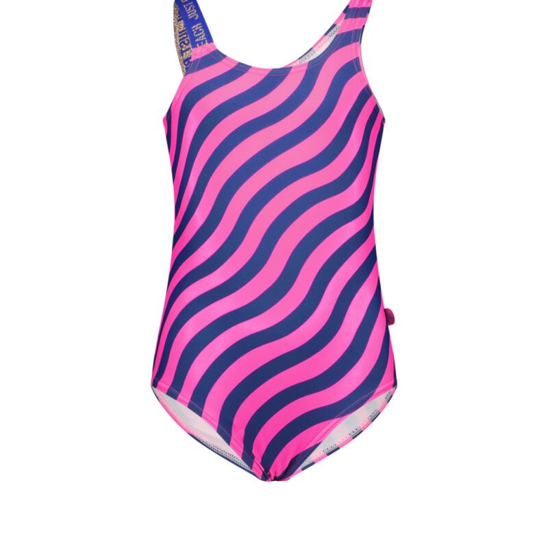 Just Beach Meisjes badpak - Wave roze kobalt Just Beach Meisjes badpak - Wave roze kobaltswimwear 80% polyamide 20% ela