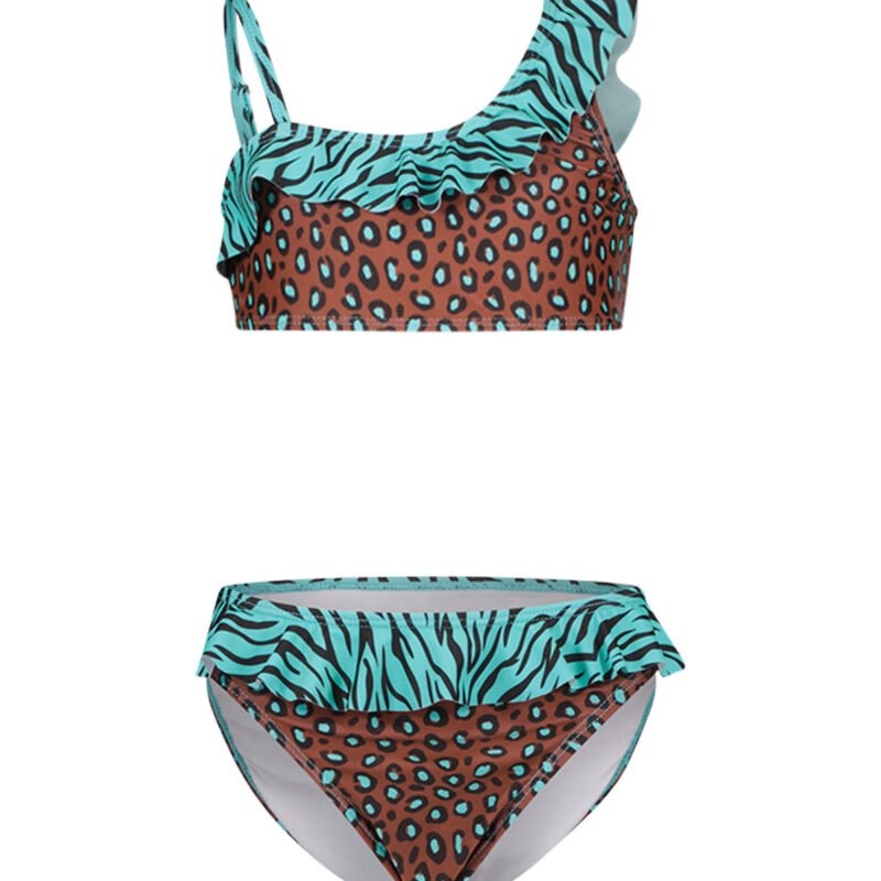 Just Beach Meisjes bikini Hawaii - Wild panter Just Beach Meisjes bikini Hawaii - Wild panterMateriaal swimwear 80% RPE