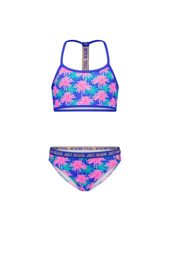 Just Beach Meisjes bikini - Palm tree AOP Just Beach Meisjes bikini - Palm tree AOPswimwear 80% polyamide 20% ela