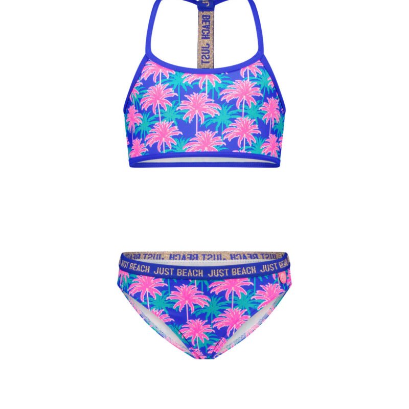 Just Beach Meisjes bikini - Palm tree AOP Just Beach Meisjes bikini - Palm tree AOPswimwear 80% polyamide 20% ela