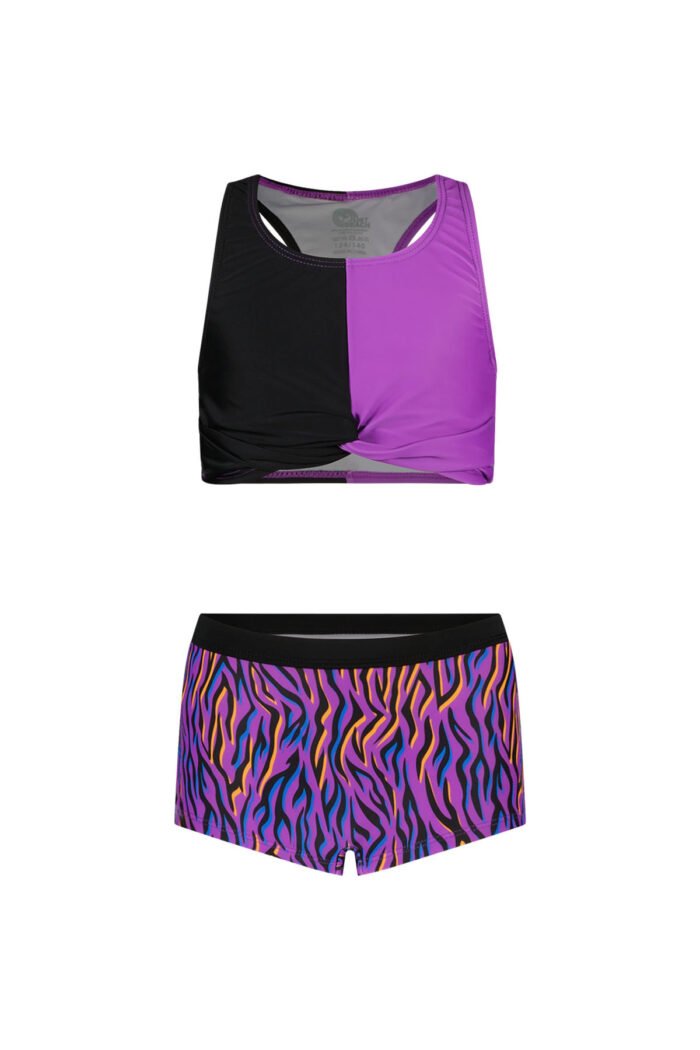 Just Beach Meisjes bikini twist it - Funky zebra Just Beach Meisjes bikini twist it - Funky zebraMateriaal swimwear 80% RPE