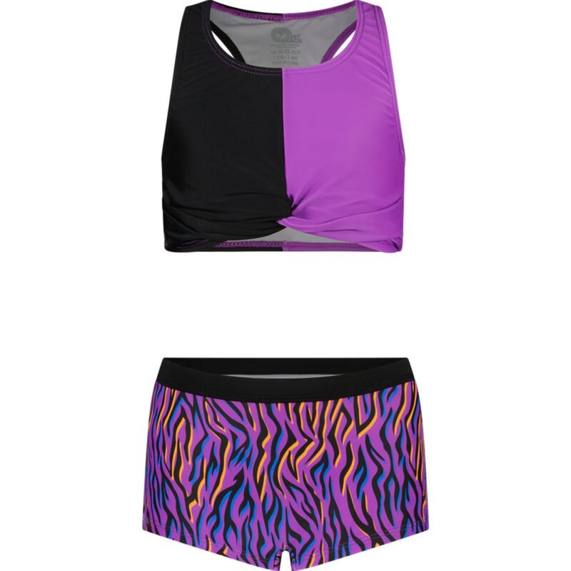 Just Beach Meisjes bikini twist it - Funky zebra Just Beach Meisjes bikini twist it - Funky zebraMateriaal swimwear 80% RPE