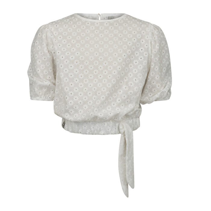 KIEstone Meisjes blouse - Amber - off wit KIEstone Meisjes blouse - Amber - off witMateriaal 100% katoen