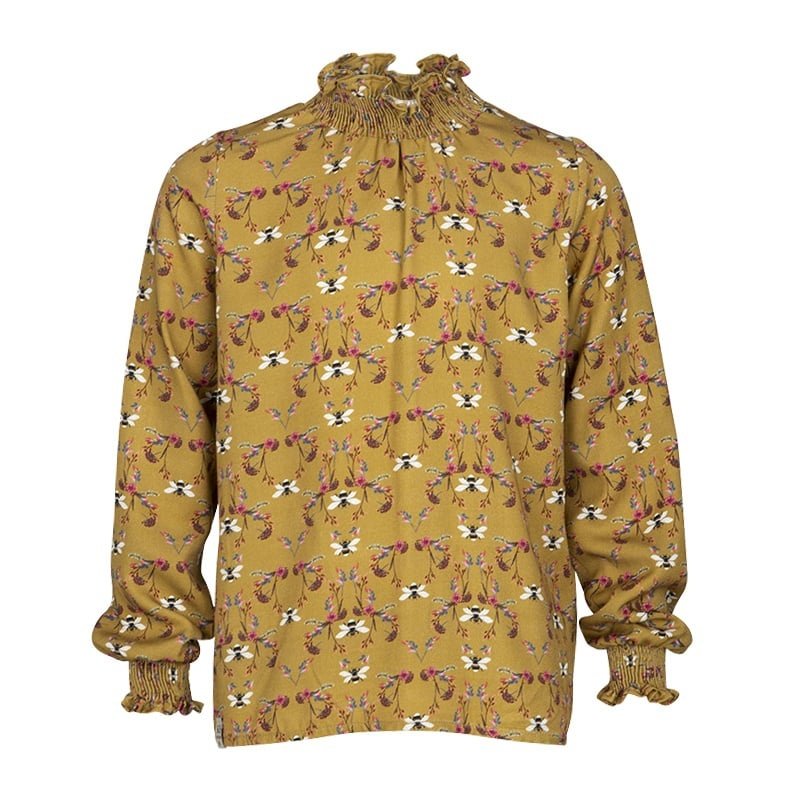 KIEstone Meisjes blouse - Fieke - Geel KIEstone Meisjes blouse - Fieke - GeelMateriaal 100%VI