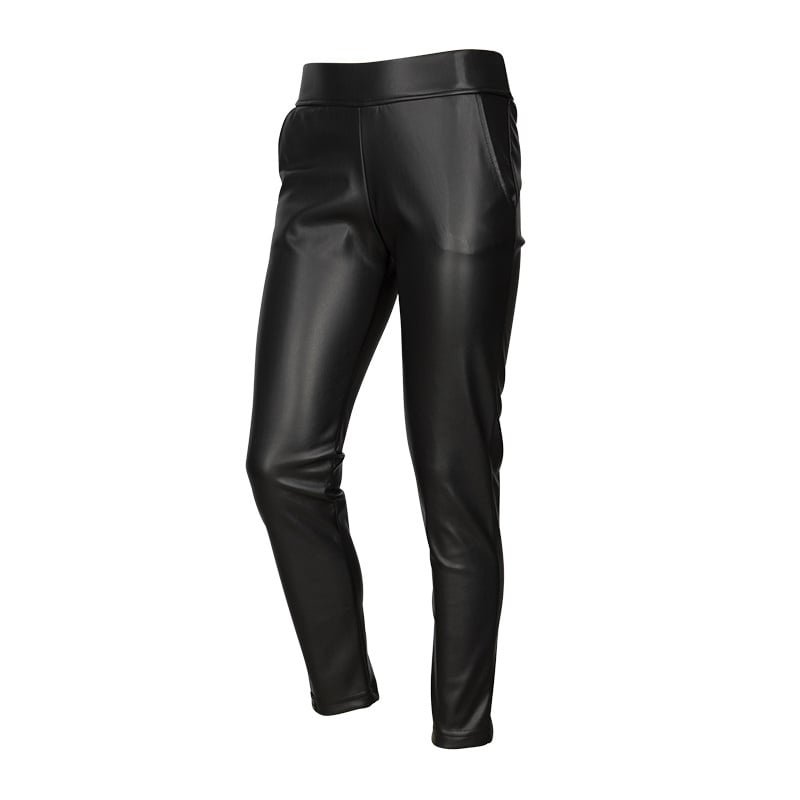 KIEstone Meisjes broek - Fish - Zwart KIEstone Meisjes broek - Fish - ZwartMateriaal 50%PU 50%PE