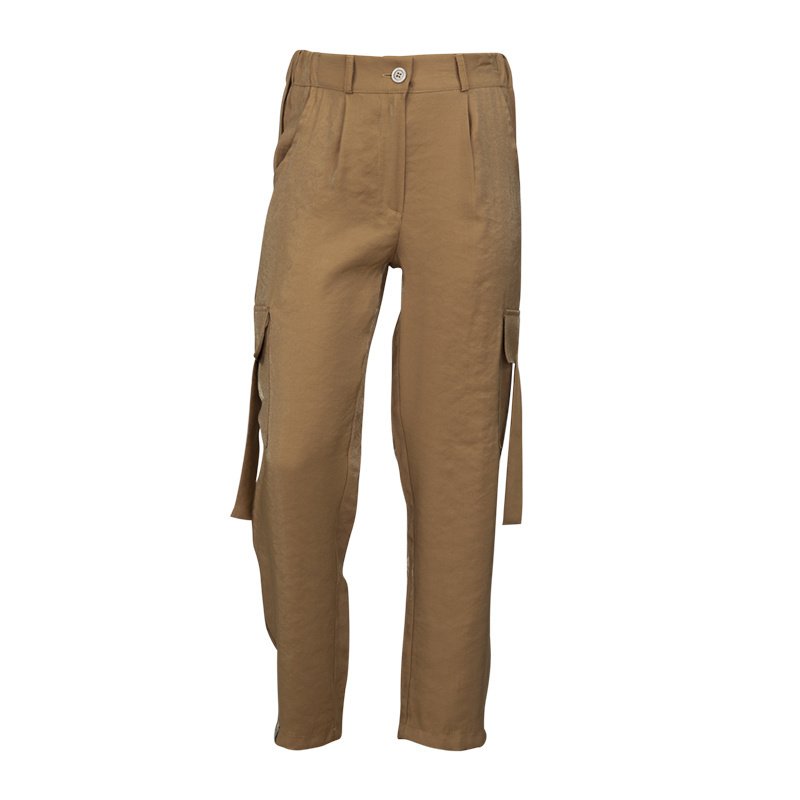 KIEstone Meisjes broek - Lola - camel KIEstone Meisjes broek - Lola - camelMateriaal 85% viscose