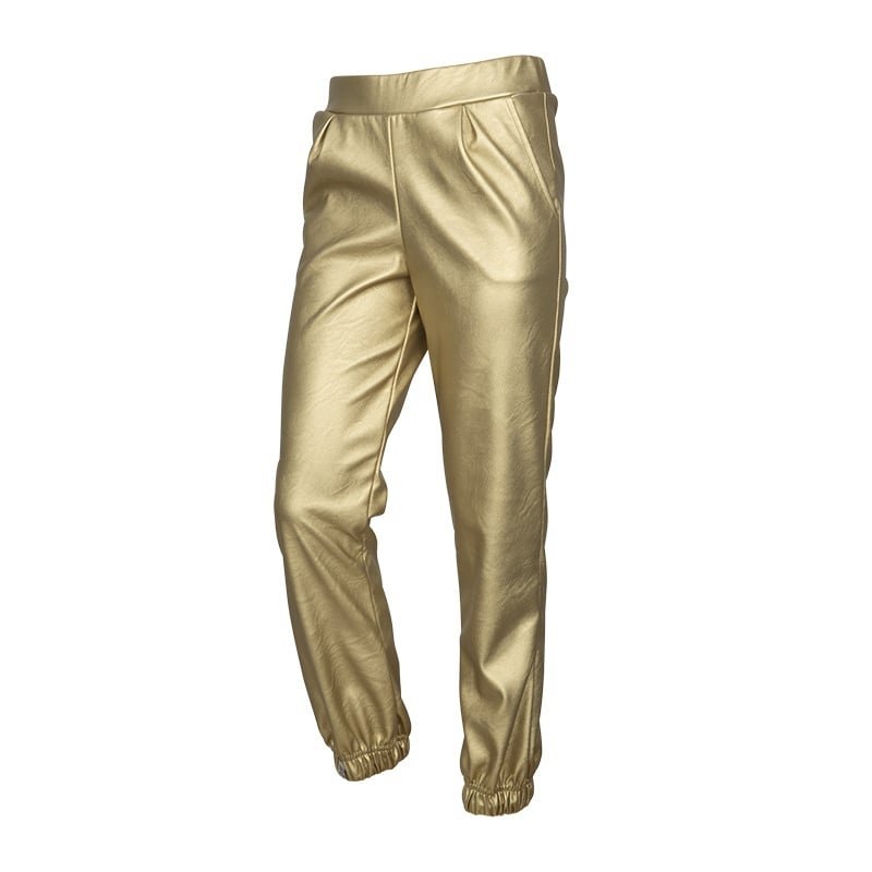 KIEstone Meisjes broek - Sammy - Goud KIEstone Meisjes broek - Sammy - GoudMateriaal 60%PU 40%PE
