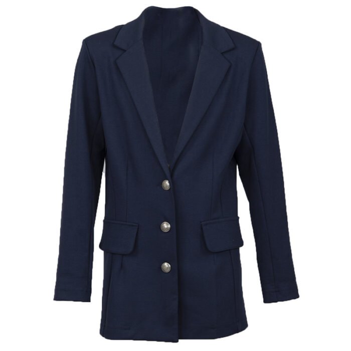 KIEstone Meisjes colbert - Coco - donker blauw KIEstone Meisjes colbert - Coco - donker blauwMateriaal 65% viscose