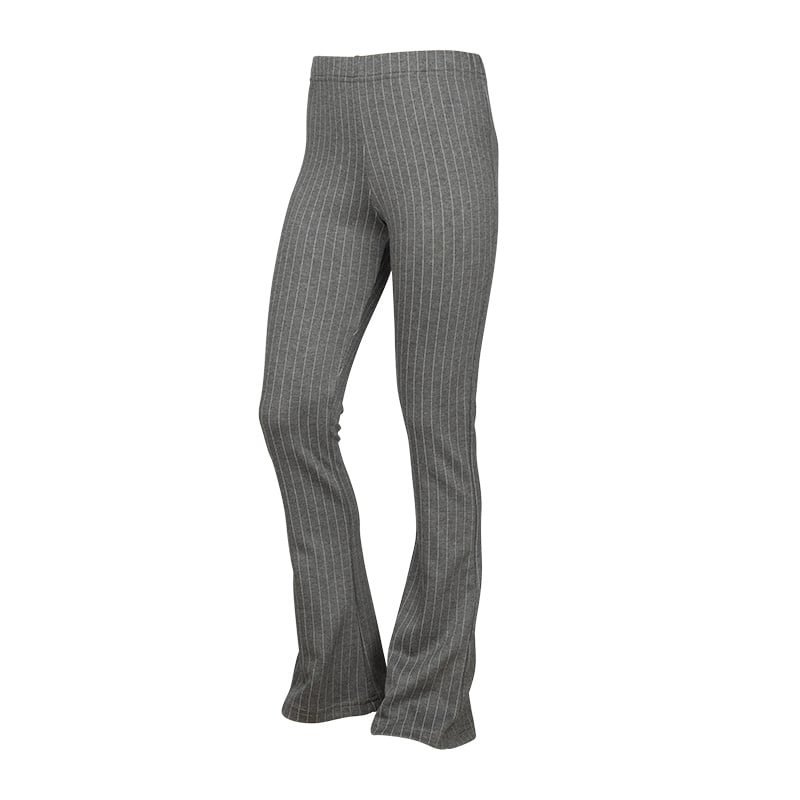 KIEstone Meisjes flair broek - Flair - Antraciet krijtstreep KIEstone Meisjes flair broek - Flair - Antraciet krijtstreepMateriaal 65%VI 20%PA 10%PL 5%EA