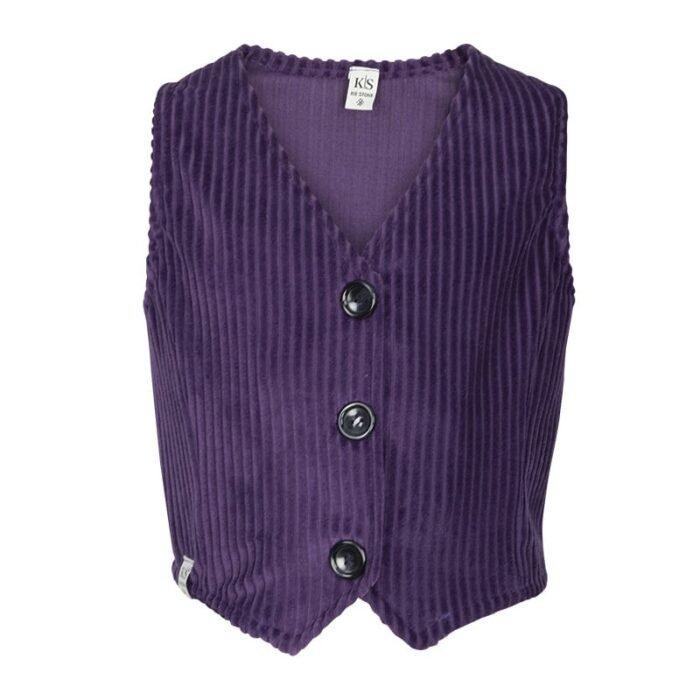 KIEstone Meisjes gilet - Lindy - Paars KIEstone Meisjes gilet - Lindy - PaarsMateriaal 95%PL 5%EA