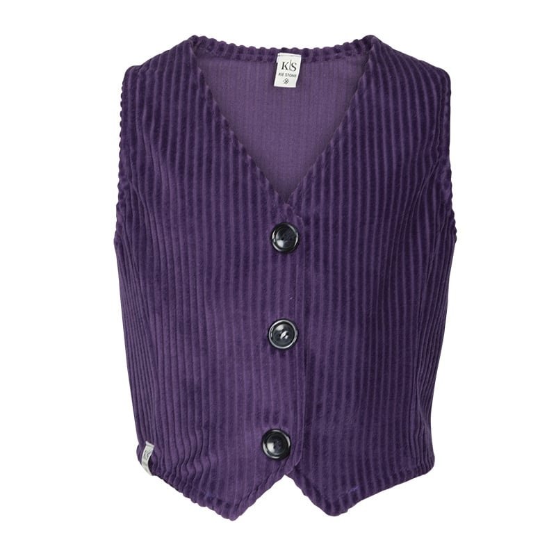 KIEstone Meisjes gilet - Lindy - Paars KIEstone Meisjes gilet - Lindy - PaarsMateriaal 95%PL 5%EA