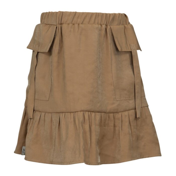 KIEstone Meisjes rok - Crush - camel KIEstone Meisjes rok - Crush - camelMateriaal 85% viscose