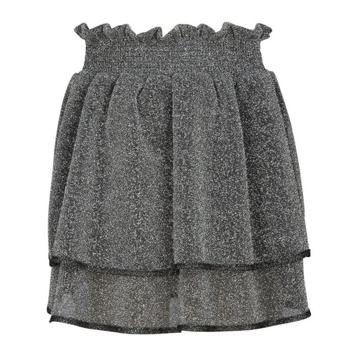 KIEstone Meisjes rok - Ilse - Zilver KIEstone Meisjes rok - Ilse - ZilverMateriaal 58%PL 42%LRX