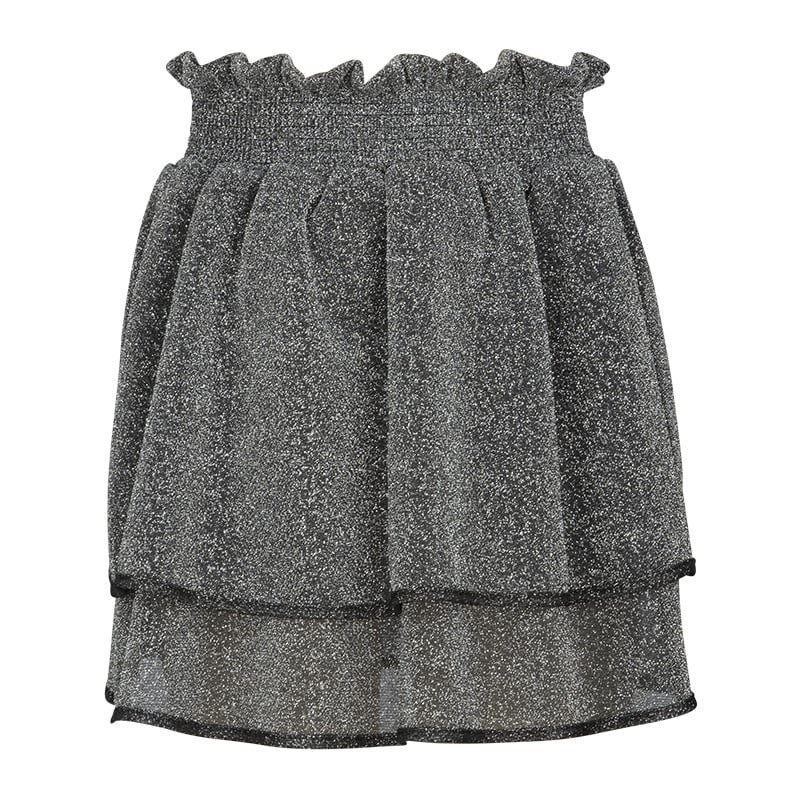 KIEstone Meisjes rok - Ilse - Zilver KIEstone Meisjes rok - Ilse - ZilverMateriaal 58%PL 42%LRX