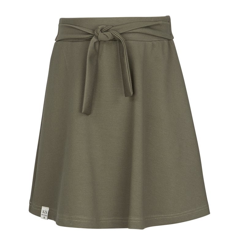 KIEstone Meisjes rok - Mo - Donker groen KIEstone Meisjes rok - Mo - Donker groenMateriaal 46%VI 46%PA 8%EA