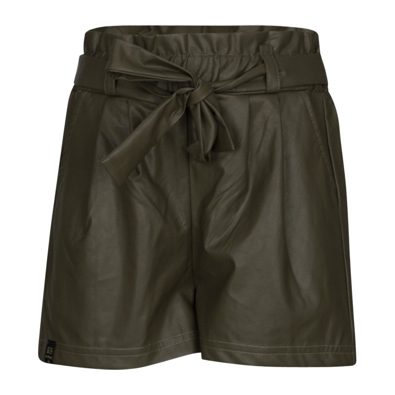 KIEstone Meisjes short - Groen KIEstone Meisjes short - Groen55%PU 45%RY