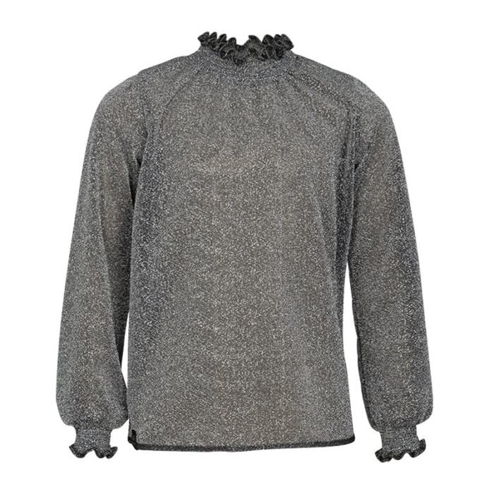 KIEstone Meisjes top - Fieke - Zilver KIEstone Meisjes top - Fieke - ZilverMateriaal 58%PL 42%LRX
