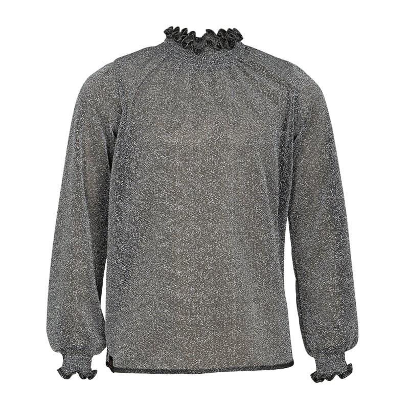 KIEstone Meisjes top - Fieke - Zilver KIEstone Meisjes top - Fieke - ZilverMateriaal 58%PL 42%LRX