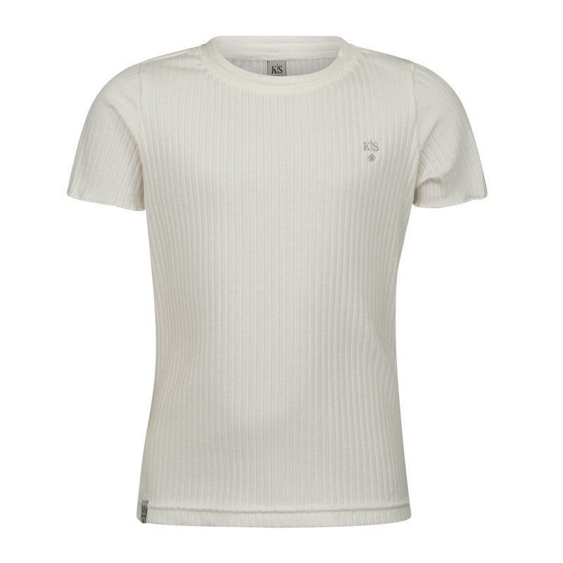 KIEstone Meisjes top - Olivia - off wit KIEstone Meisjes top - Olivia - off witMateriaal 47% MO