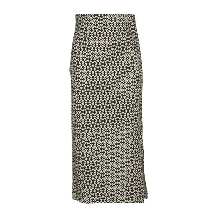 KIEstone Zomer rok meisjes - grafic zwart/wit - Dunja KIEstone Zomer rok meisjes - grafic zwart/wit - DunjaMateriaal 95% viscose