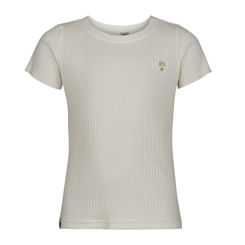 KIEstone Zomer top meisjes - off wit - Olivia KIEstone Zomer top meisjes - off wit - Olivia Materiaal 47% mo