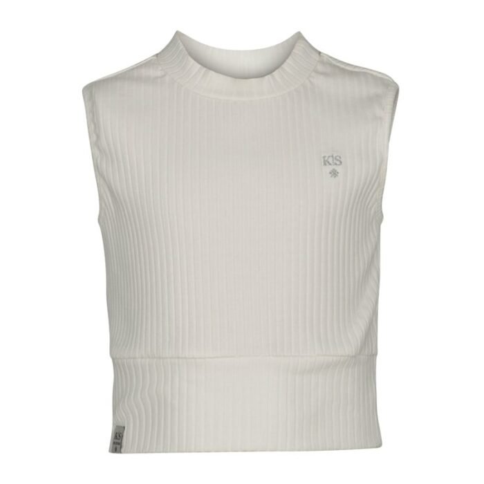 KIEstone Zomer top meisjes - off wit - Stefani KIEstone Zomer top meisjes - off wit - StefaniMateriaal 47% mo