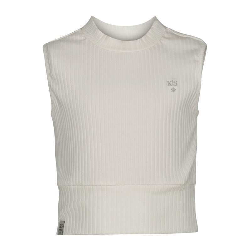 KIEstone Zomer top meisjes - off wit - Stefani KIEstone Zomer top meisjes - off wit - StefaniMateriaal 47% mo