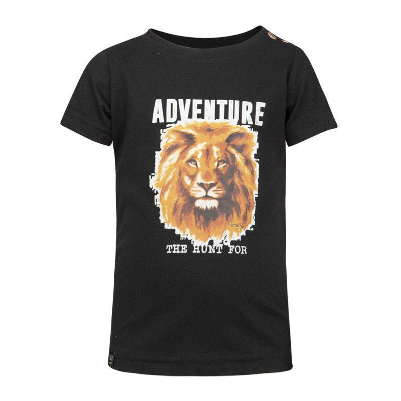 Kiezeltje Meisjes shirt - Zwart Kiezeltje Meisjes shirt - Zwart95% katoen 5% elastan