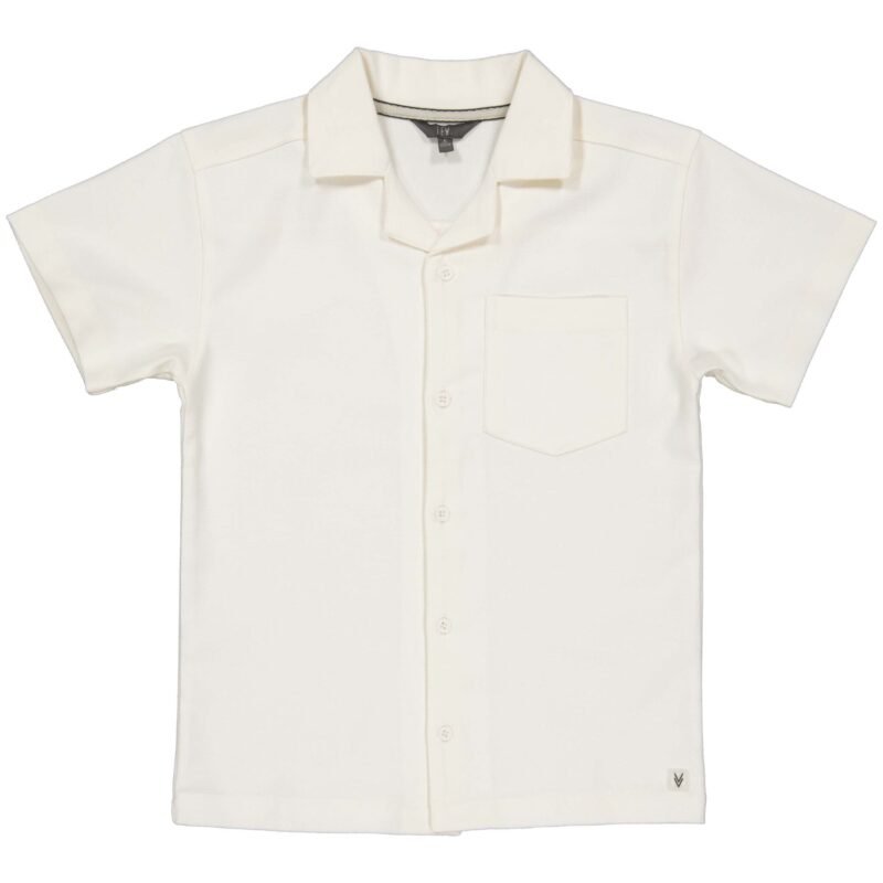 LEVV Jongens blouse - Kentey - Wit LEVV Jongens blouse - Kentey - WitMateriaal 82% Cotton 14% Polyester 4% Elastan