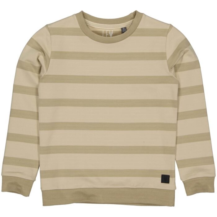 LEVV Jongens sweater - Daud - AOP Zand desert streep LEVV Jongens sweater - Daud - AOP Zand desert streep96%katoen/4%elastaan