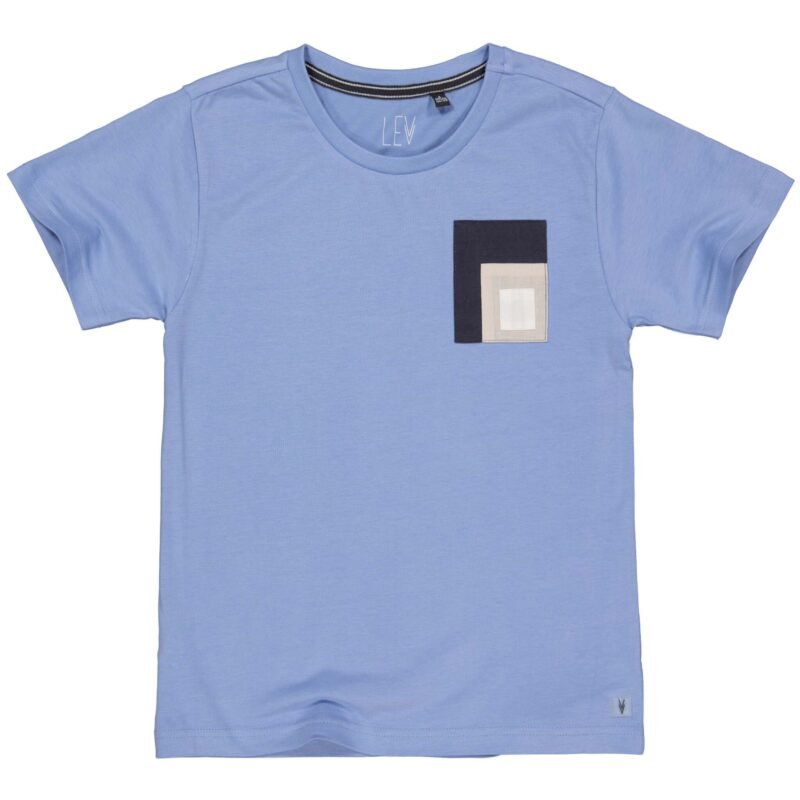 LEVV Jongens sweater - Kamil - Midden blauw LEVV Jongens sweater - Kamil - Midden blauwMateriaal 100% Cotton