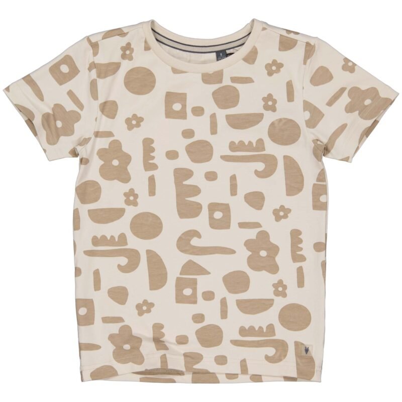 LEVV Jongens t-shirt - Keje - AOP grijs sketch LEVV Jongens t-shirt - Keje - AOP grijs sketchMateriaal 95% Cotton 5% Elastan