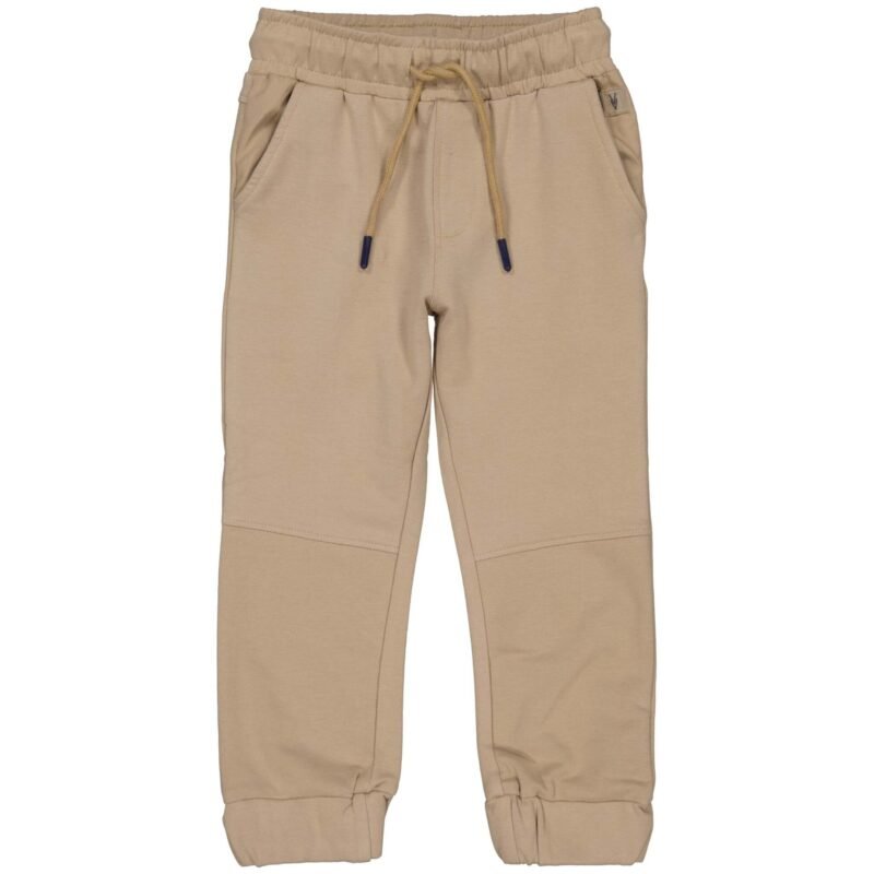 LEVV Little Jongens sweat broek - Miles - Taupe LEVV Little Jongens sweat broek - Miles - TaupeMateriaal 95% Cotton 5% Elastan