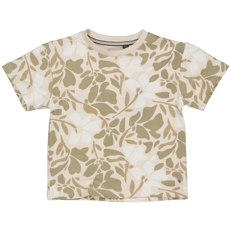 LEVV Little Jongens t-shirt - Mak - AOP bloemen wit LEVV Little Jongens t-shirt - Mak - AOP bloemen witMateriaal 95% Cotton 5% Elastan