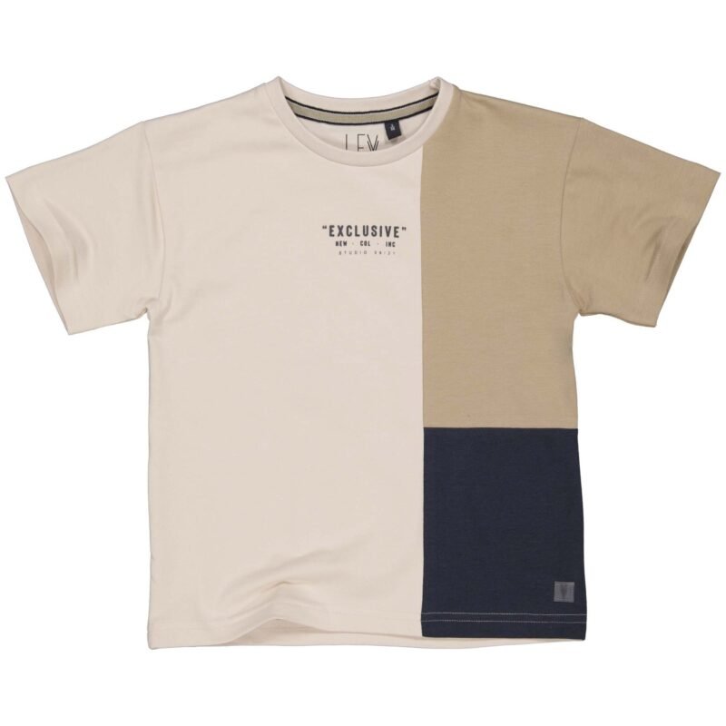 LEVV Little Jongens t-shirt - Marco - Kit LEVV Little Jongens t-shirt - Marco - KitMateriaal 95% Cotton 5% Elastan