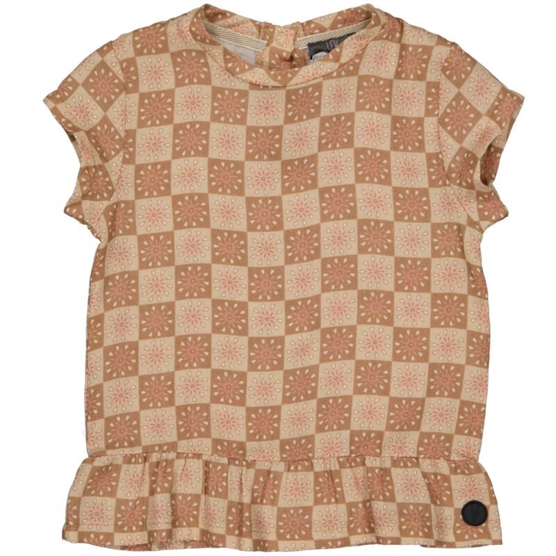 LEVV Little Meisjes blouse - Elen - Dusty bloemen LEVV Little Meisjes blouse - Elen - Dusty bloemen100%katoen